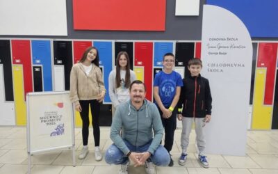 31. županijsko natjecanje Sigurno u prometu održano je 25. travnja 2025. u OŠ Ivana Gorana Kovačića u Gornjem Bazju