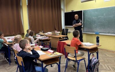 Posjet policajca učenicima prvog razreda