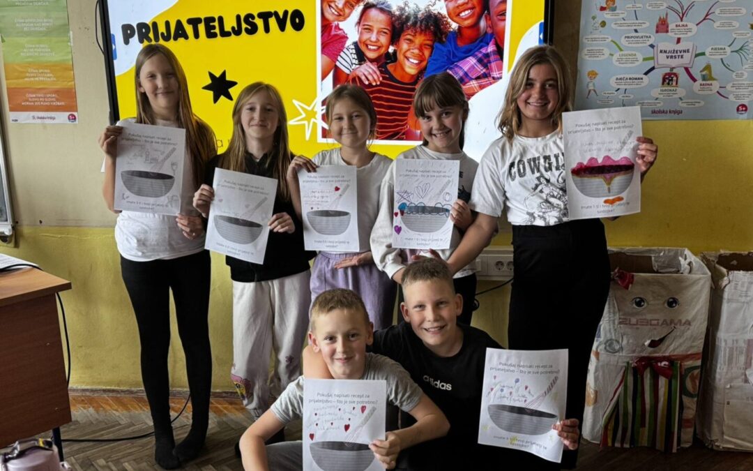 Radionica o prijateljstvu u 4. razredu matične škole Čađavica i 1.–4. razredu PŠ Ilmin Dvor
