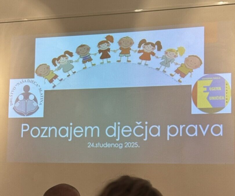 Učenici Osnovne škole “Davorin Trstenjak” Čađavica i PŠ Sopje sudjelovali na likovno-literarnom natječaju “Poznajmo dječja prava”