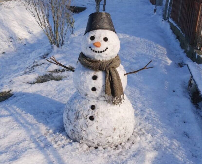 Snjegovići učenika 7. i 8. razreda