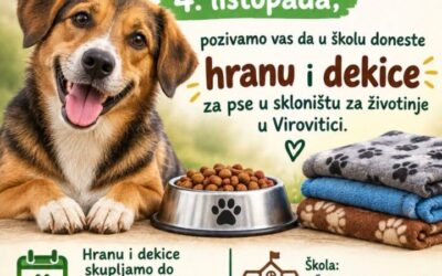 Poziv za roditelje povodom obilježavanja Svjetskog dana životinja
