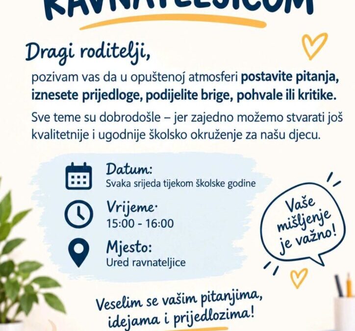 Kava s ravnateljicom